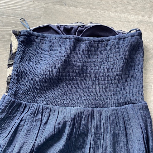 Point USA Navy Strapless Women's Maxi Dress - Picture 5 of 13